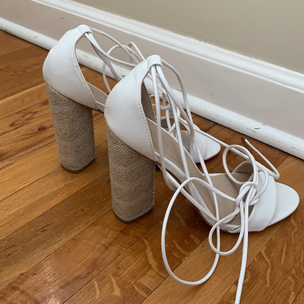 🎉 BOGO! 2/$12! Charlotte Russe Ankle-Wrap Heels